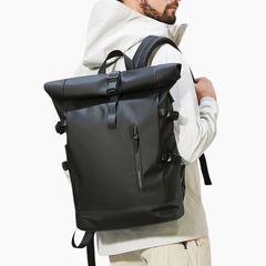 Rolltop – Vattentät laptopryggsäck med USB för pendling och resor