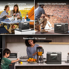 SolarPlay Q2501 – Kraftfull och fjäderlätt bärbar powerstation för camping och nödsituationer