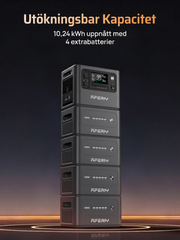 AFERIY Pro P280 – Modulär och supersnabb powerstation med enormt expanderbar kapacitet. 2800W