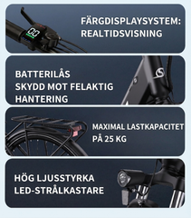 OneSport OT12 – Stilren och prisvärd elcykel för smidig stadspendling och grusvägar