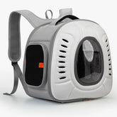 Ryggsäck för katt med fönster