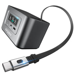 AFERIY Nano100 – Ultralätt, flyggodkänd mini-powerstation med integrerad USB-C-kabel. 100W