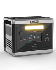 SolarPlay Q2501 – Kraftfull och fjäderlätt bärbar powerstation för camping och nödsituationer