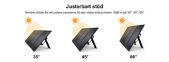 SolarPlay 200W – Vikbar solpanel med hög verkningsgrad för snabb och grön laddning