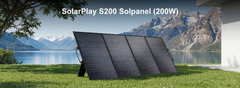 SolarPlay 200W – Vikbar solpanel med hög verkningsgrad för snabb och grön laddning
