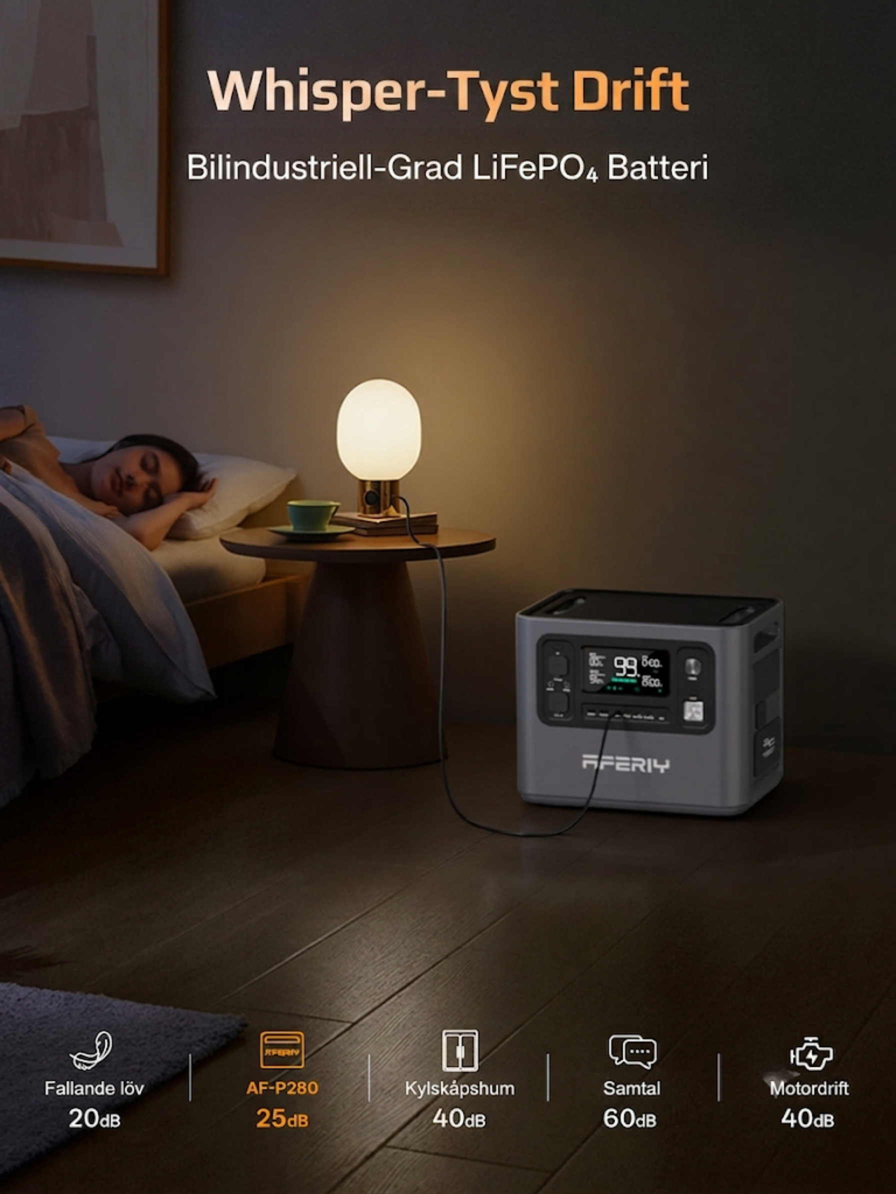 AFERIY Pro P280 – Modulär och supersnabb powerstation med enormt expanderbar kapacitet. 2800W