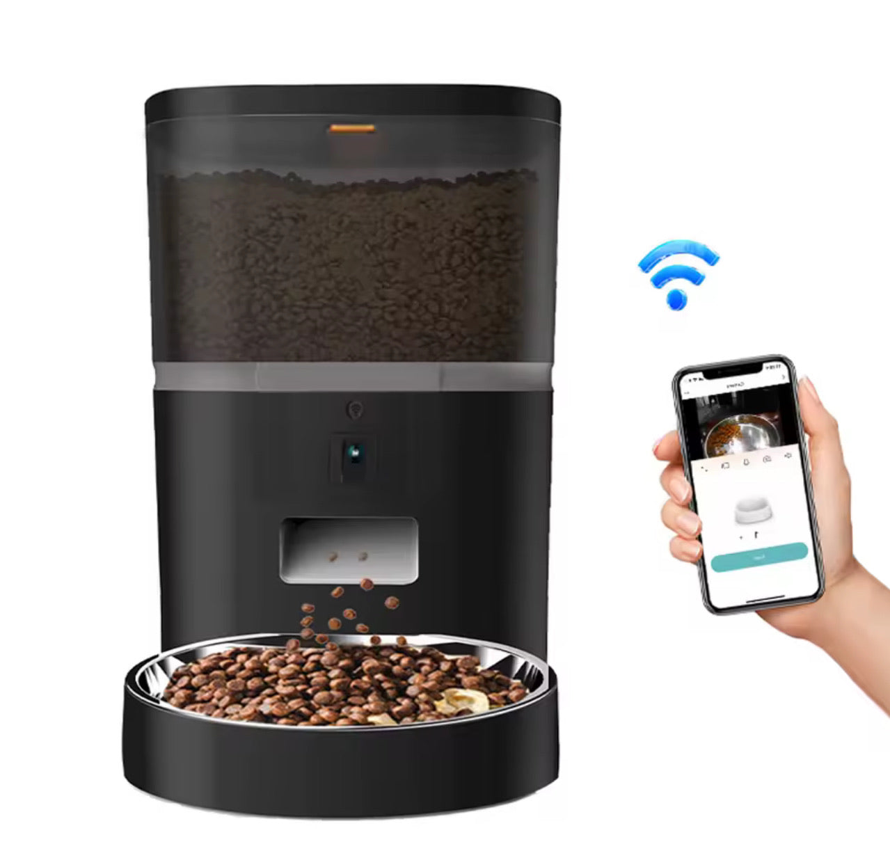 Foderautomat med kamera – Smart Matning & Full Kontroll