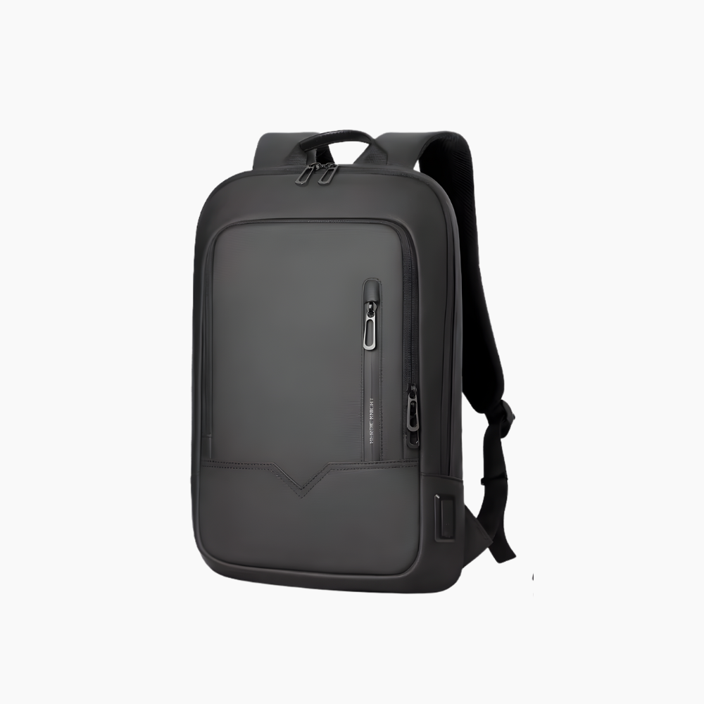 Slim laptopryggsäck med USB för arbete, pendling och resor