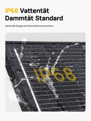 AFERIY AF-SG120 – Fast och robust 120W solpanel med IP68-klassning för extrema väderförhållanden.