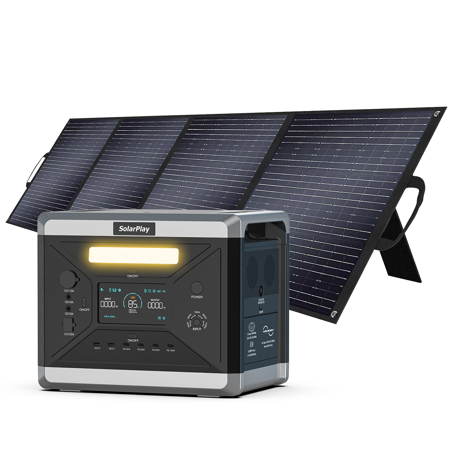 SolarPlay Q2501 – Kraftfull och fjäderlätt bärbar powerstation för camping och nödsituationer