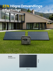 AFERIY AF-SG120 – Fast och robust 120W solpanel med IP68-klassning för extrema väderförhållanden.