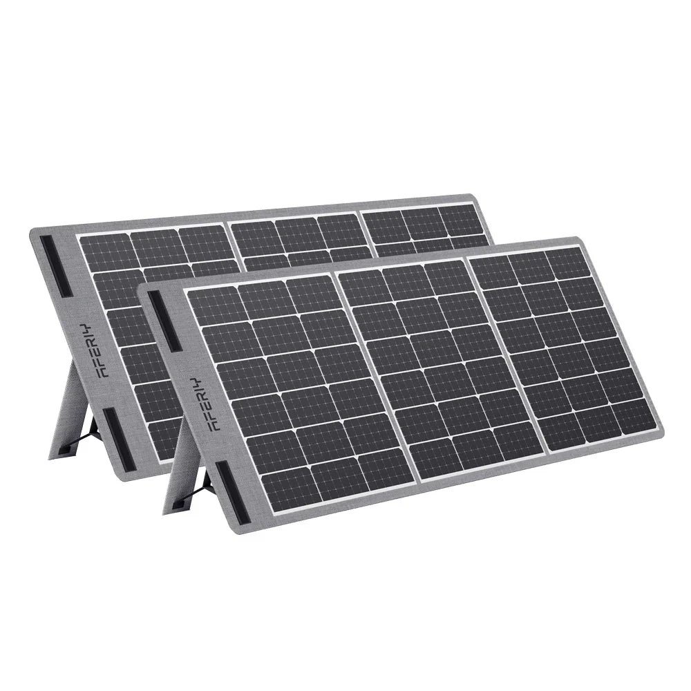 AFERIY AF-S100A1 – Ultralätt och vikbar 100W solpanel med hög verkningsgrad och direktladdning.