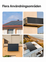 AFERIY AF-SG120 – Fast och robust 120W solpanel med IP68-klassning för extrema väderförhållanden.