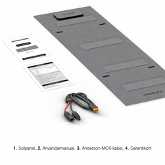 AFERIY AF-S200A1 – Smidig och vikbar 200W solpanel med 5-i-1-utgångar och hög verkningsgrad.