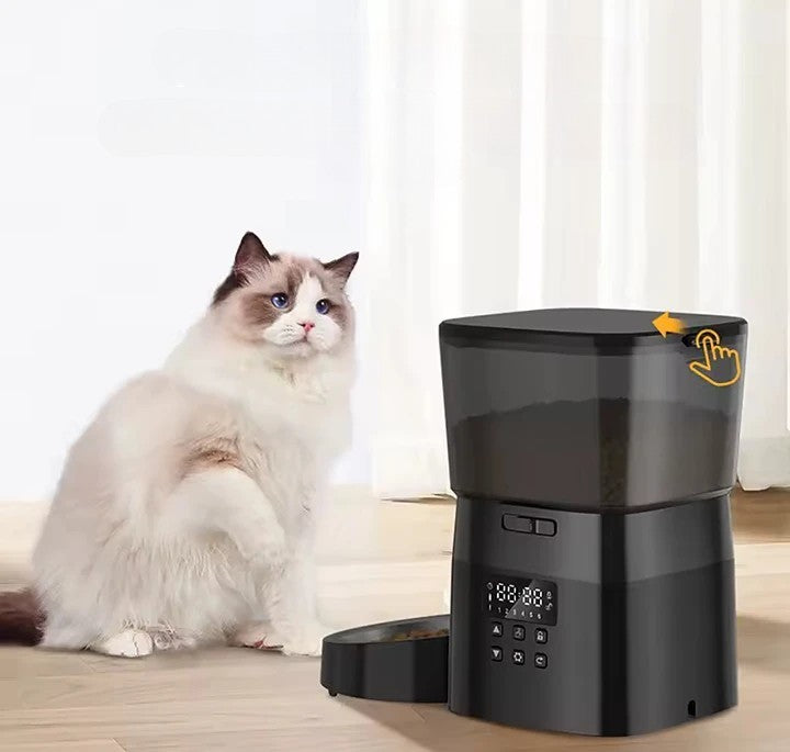 ROJECO Automatisk Foderautomat för Hund & Katt