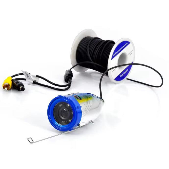 Fiskekamera med 7" LCD-skärm & 15 m kabel – Videoinspelning & Mörkersyn