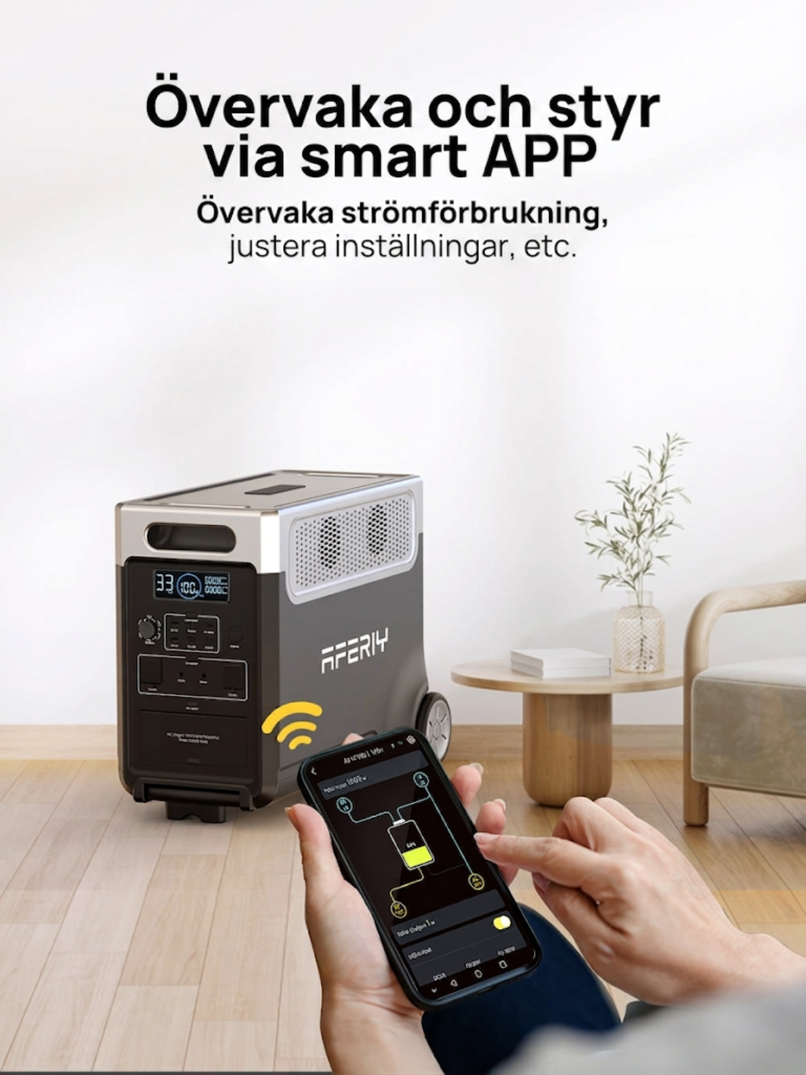 AFERIY Haven3600 Pro P310 – Ultrakraftfull och modulär powerstation för komplett helhus-backup.
