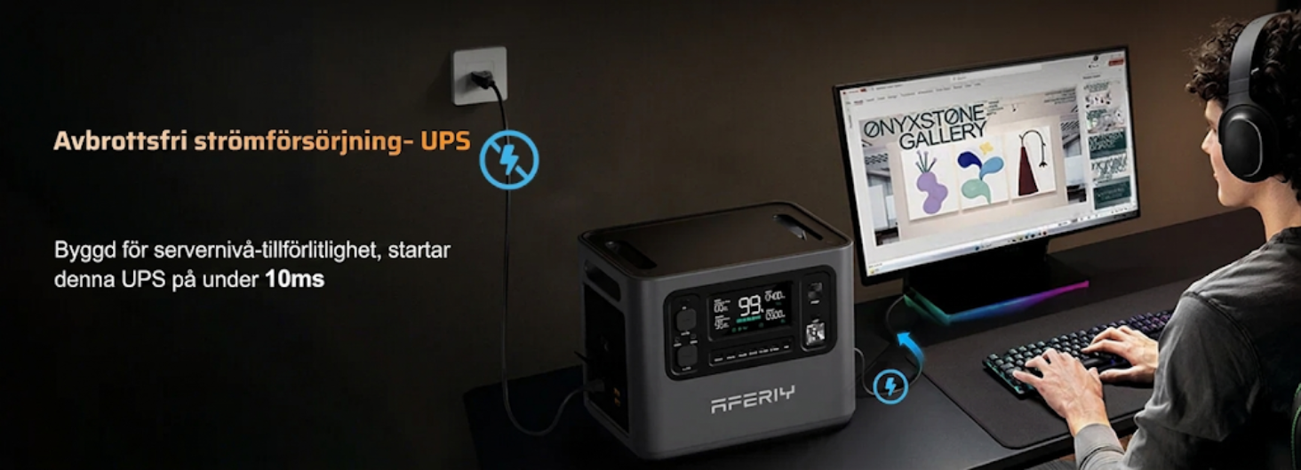 AFERIY Pro P280 – Modulär och supersnabb powerstation med enormt expanderbar kapacitet. 2800W