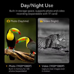 10x Digital Zoom Videoinspelare Kikare – 1080P HD med Nattseende & 2.8" IPS-skärm