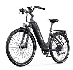 OneSport OT05 Pro – Premium-elcykel med extrem räckvidd och naturlig körkänsla BlåGrå