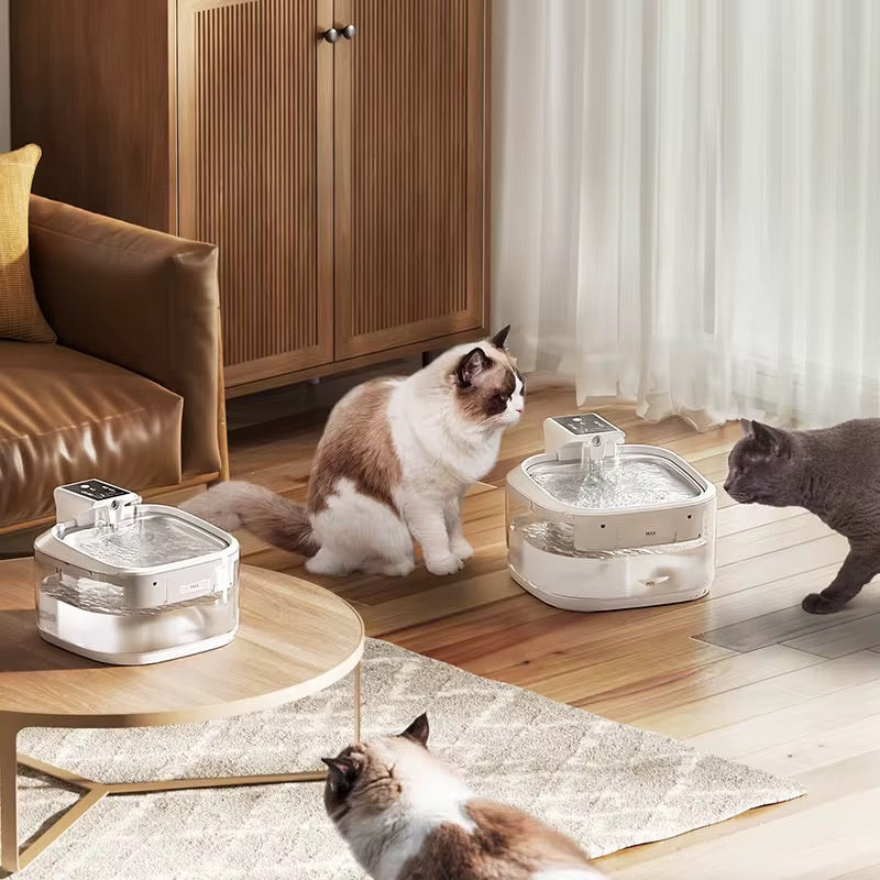 AquaFlow – Smart Vattenfontän för Katt & Hund 4,5L