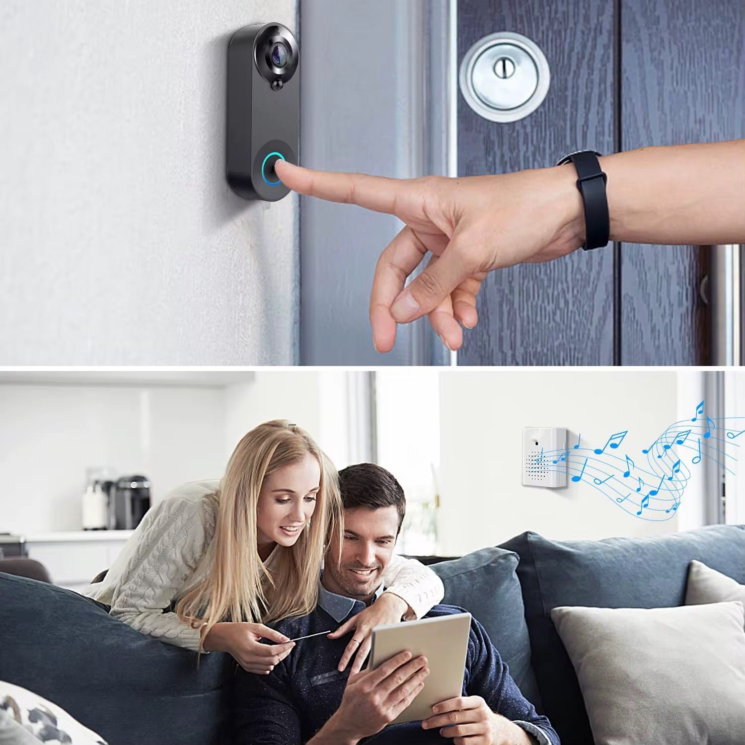 Dörrklocka med Kamera - WiFi