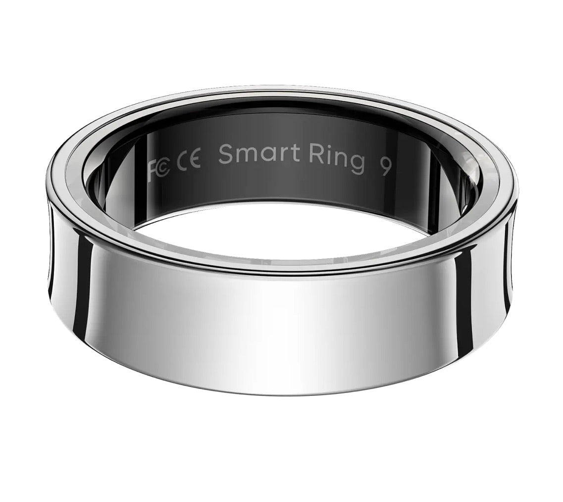 Smart Ring Air + Charging Case - Silver Edition