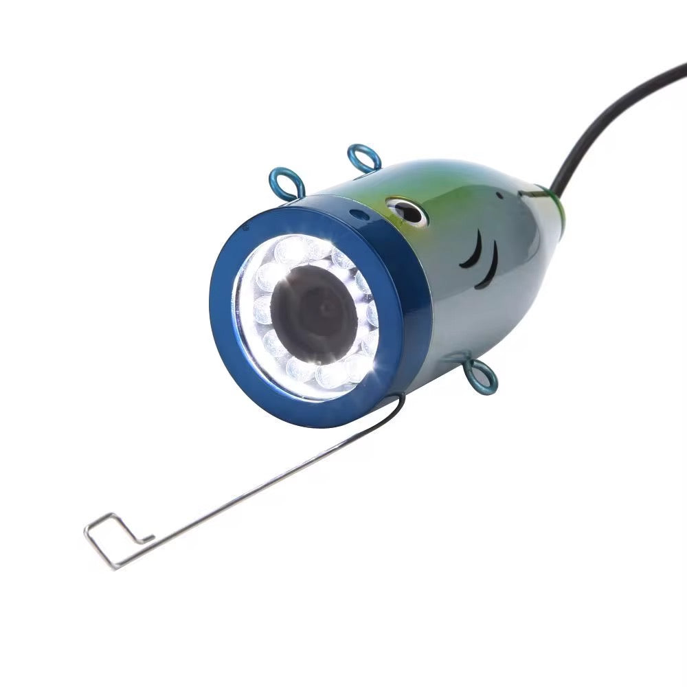 Fiskekamera med 7" LCD-skärm & 15 m kabel – Videoinspelning & Mörkersyn