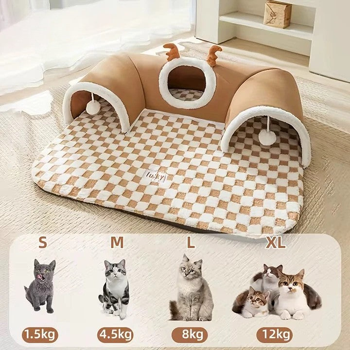 Kattbädd – Vila & Lek i Ett