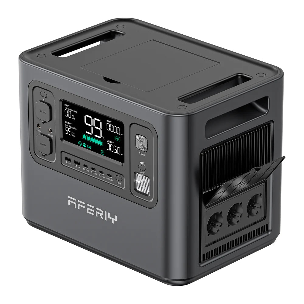 AFERIY P210, 2400W – Pålitlig och snabbladdad powerstation för trygg hembackup.  2048Wh