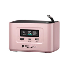 AFERIY Nano100 – Ultralätt, flyggodkänd mini-powerstation med integrerad USB-C-kabel. 100W