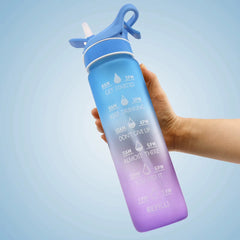 Vattenflaska med Spray– 1000 ml