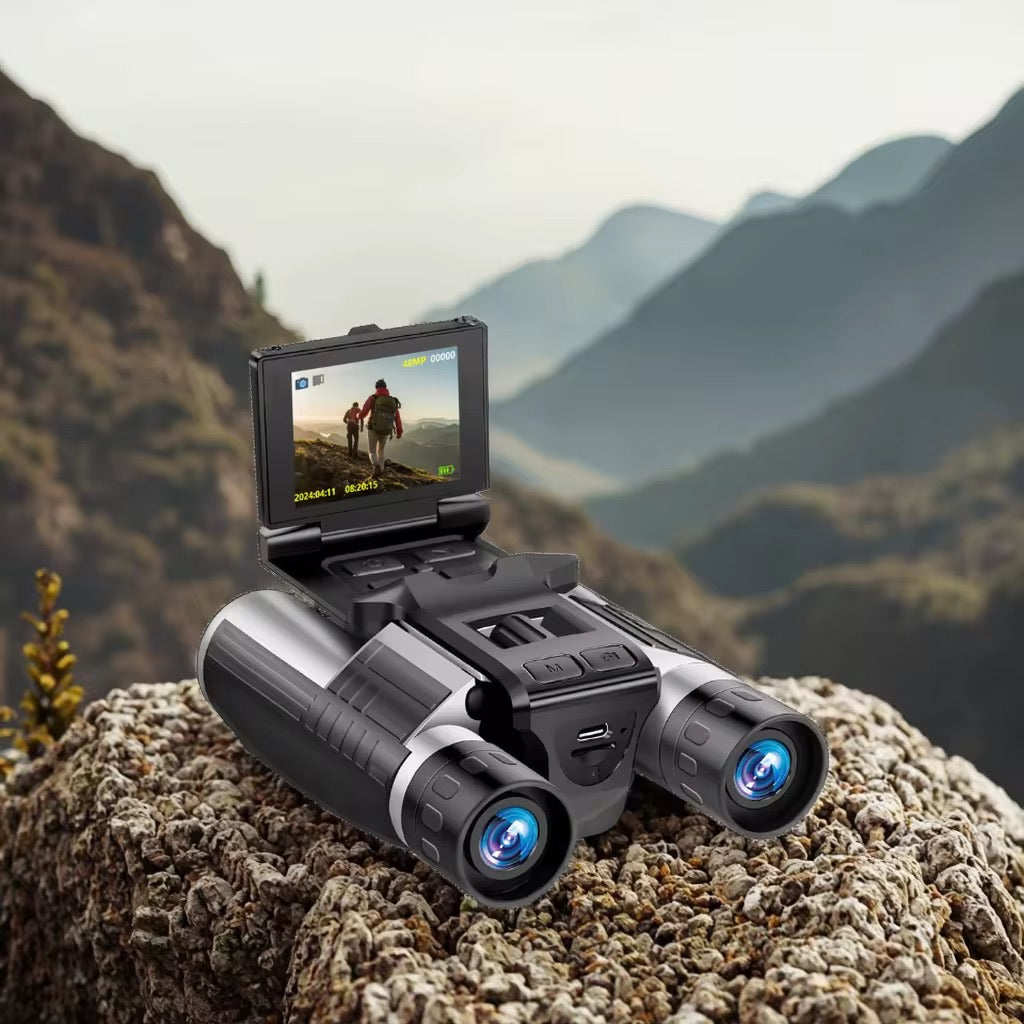 Kikare med Kamera – 12x Zoom & LCD-skärm