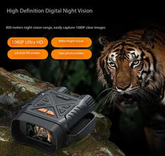 10x Digital Zoom Videoinspelare Kikare – 1080P HD med Nattseende & 2.8" IPS-skärm