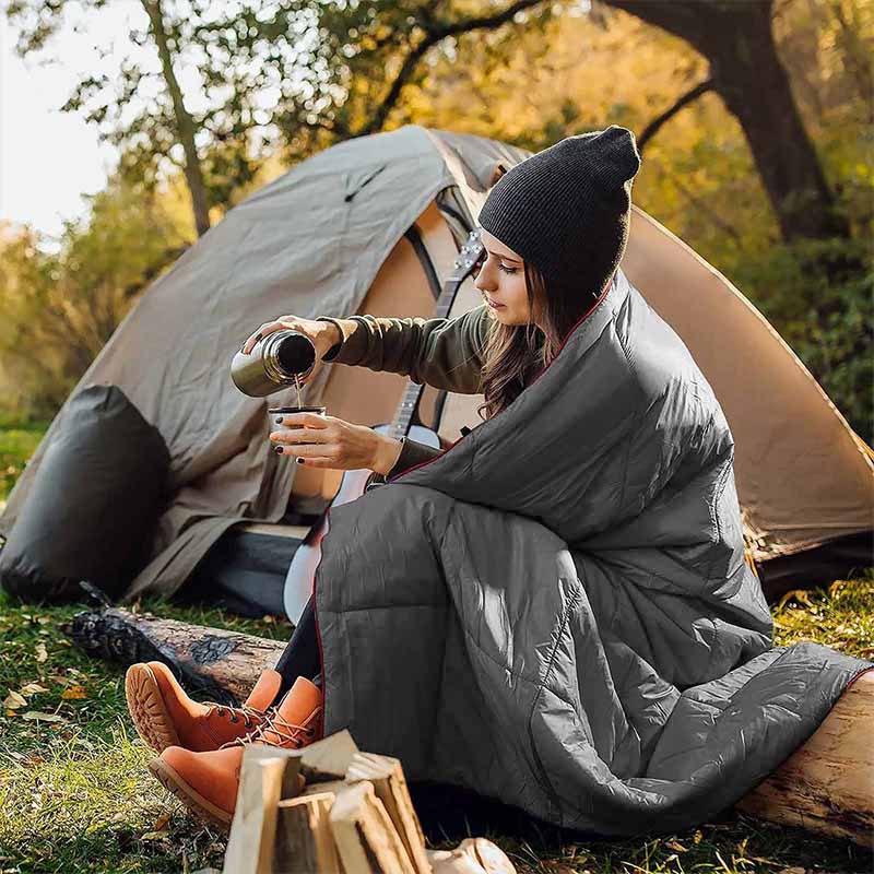 Campingfilt lätt & vattentät -  friluftsliv