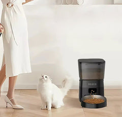 ROJECO Automatisk Foderautomat för Hund & Katt