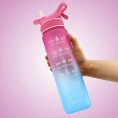 Vattenflaska med Spray – 1000 ml