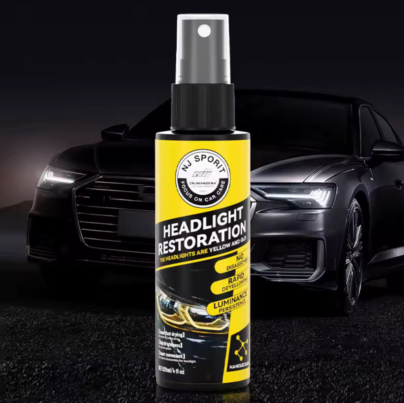 Strålkastare Rengöring - 120ml