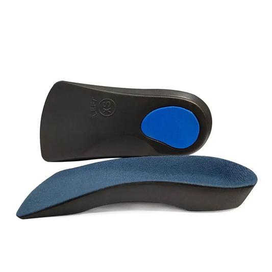 Halvsula Pronation – 3/4 Inlägg med Hålfotsstöd för Stabilare Steg
