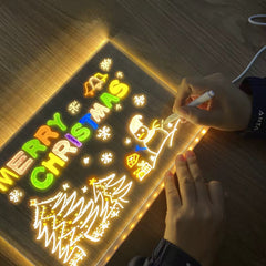 Transparent Akryltavla LED-Belysning