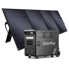 SolarPlay Q3600 – Ultrakraftfull powerstation med hjul för helhus-backup, husbilar och tunga maskiner.