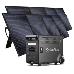 SolarPlay Q3600 – Ultrakraftfull powerstation med hjul för helhus-backup, husbilar och tunga maskiner.