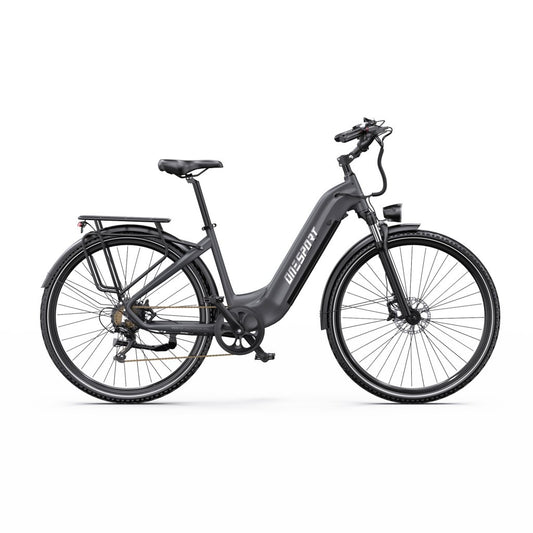 OneSport OT05 Pro – Premium-elcykel med extrem räckvidd och naturlig körkänsla Mörkgrå